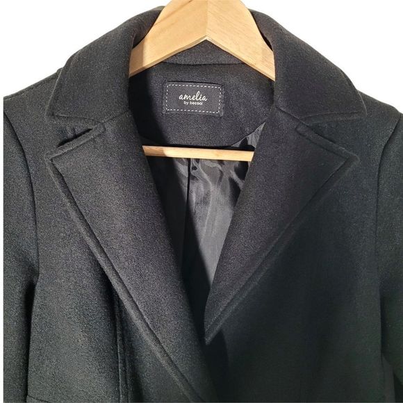 Amelia by BeCool Super Soft, Felt Like Black Blazer Size Small - Picture 3 of 7